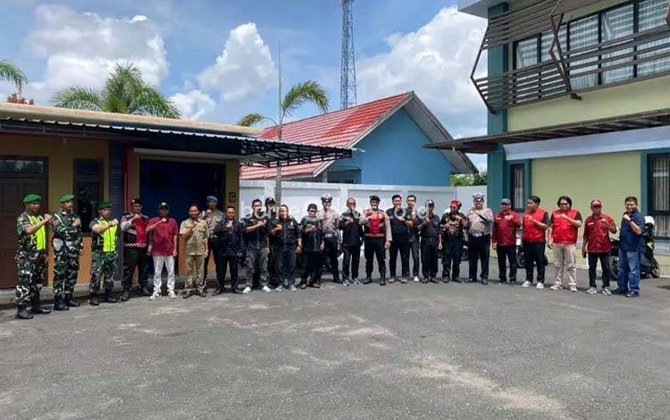 Antisipasi Masa Rawan, Polres Kapuas, TNI, dan Ormas Gelar Patroli Gabungan