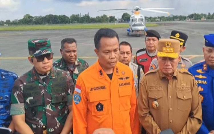 Basarnas Banjarmasin Konfirmasi Titik Hilang Kontak Kedua Helikopter Ditemukan