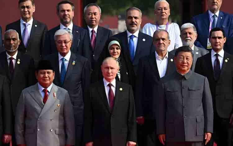 Momen Prabowo Bersanding dengan Xi Jinping dan Putin di Parade Militer