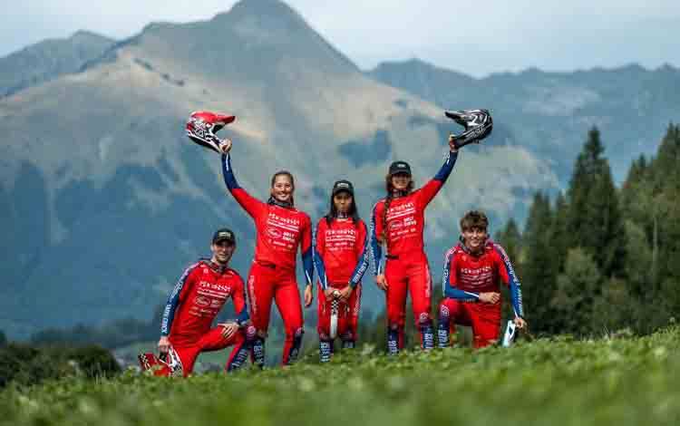 Rider Indonesia Milatul Khaqimah Gabung Tim Downhill Profesional Eropa