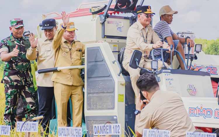 Gubernur Kalteng Kawal Program Ketahanan Pangan Nasional