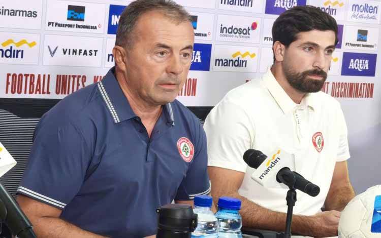 Pelatih Lebanon Sebut Laga Lawan Indonesia Ajang Persiapan Regenerasi