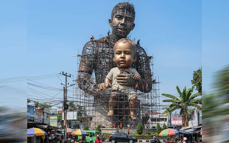 Begini Cara Mudah Buat Rekayasa AI dengan Manusia Sebagai Obyek Proyek Patung Raksasa