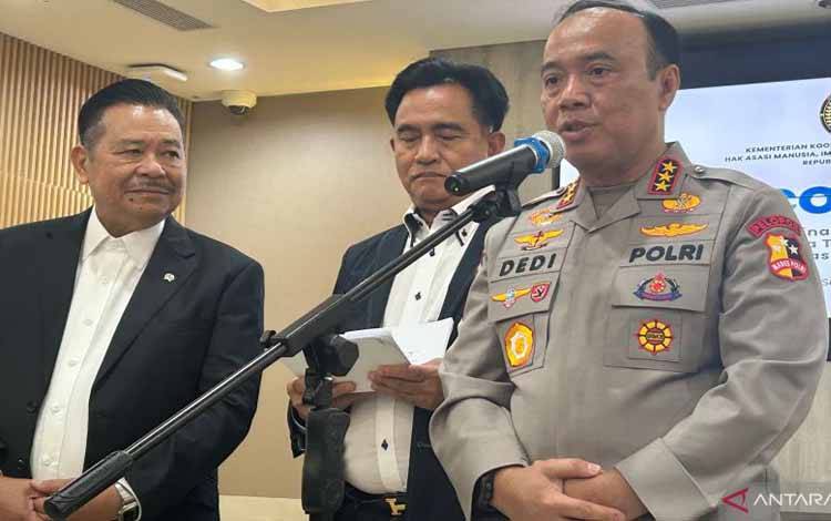Polri Proses Hukum 583 Orang yang Ditahan Usai Aksi Demo Ricuh