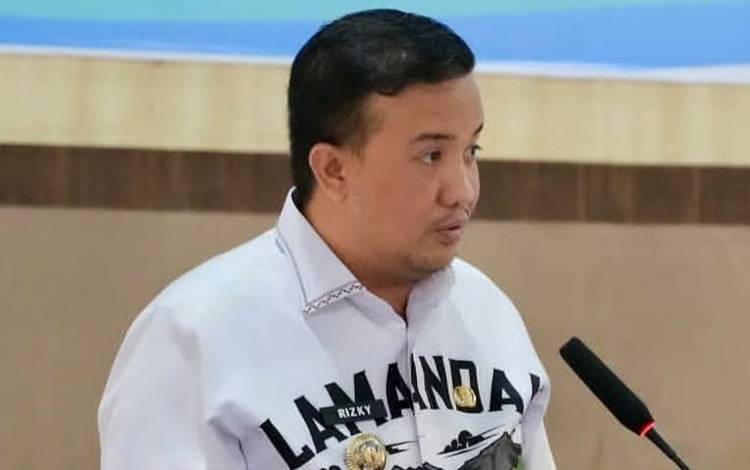 Bupati Lamandau, Rizky Aditya Putra (FOTO: ISTIMEWA)
