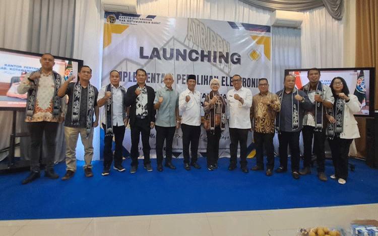 Kantor Pertanahan Kobar Resmi Terapkan Sistem Peralihan Elektronik