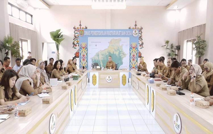 Pemprov Kalteng Pastikan Progres Pendataan Desa Mendukung Program Huma Betang Sejahtera