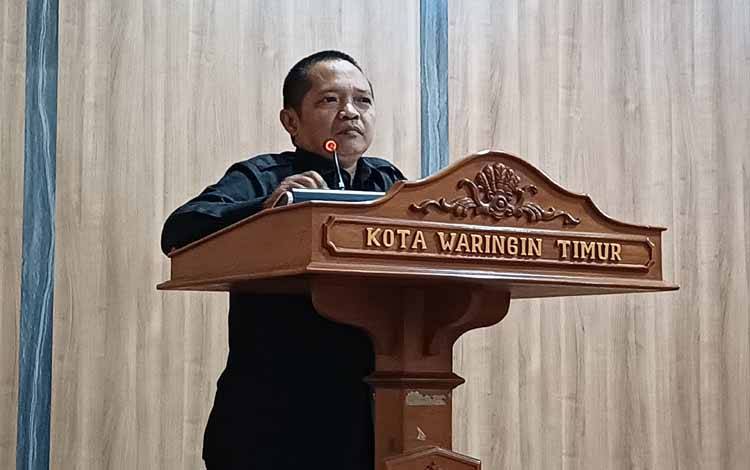 Ketua Fraksi Golkar DPRD Kotawaringin Timur Abdul Kadir. (FOTO: DEWIP)