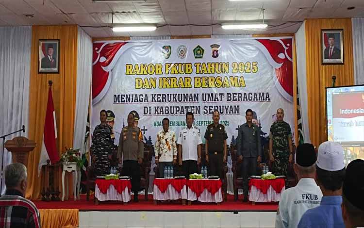 Bupati Seruyan Buka Rakor FKUB, Teguhkan Ikrar Jaga Kerukunan