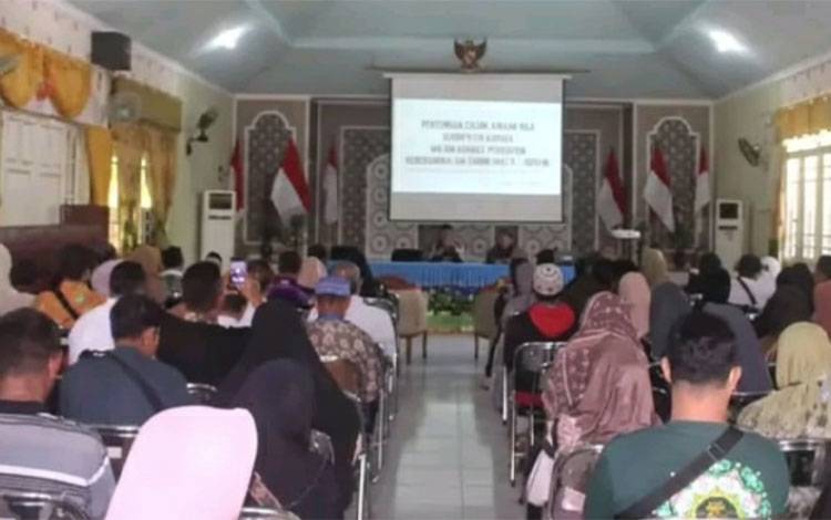 Kemenag Kapuas Gelar Pertemuan Persiapan Haji, Dorong Calon Jemaah Haji Jaga Fisik dan Mental