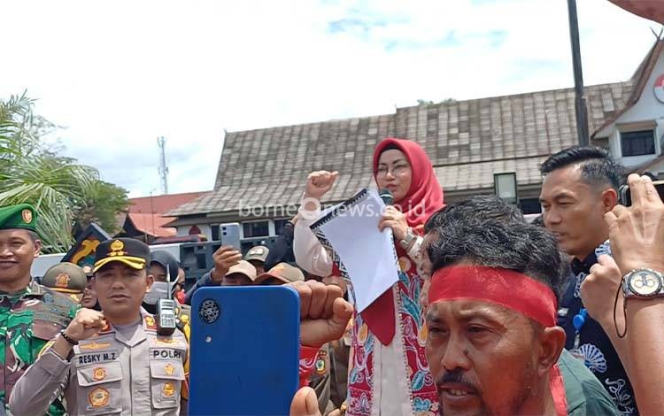 Di Depan Massa, Wabup Kotim: Plasma Sawit 20 Persen Hak Masyarakat