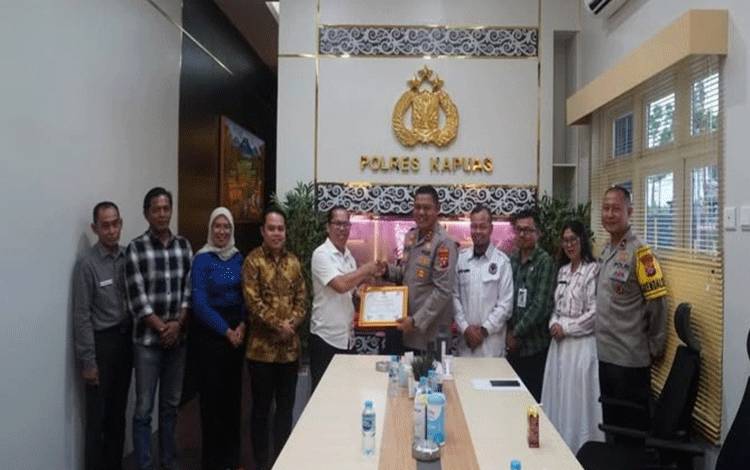 Jaga Sinergitas, KPU Kapuas Apresiasi Peran Polres dalam Pilkada 2024