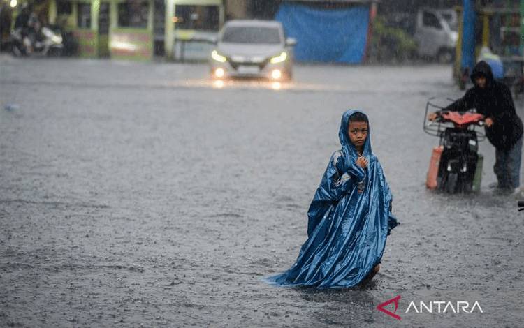 BMKG Imbau Masyarakat Waspada Potensi Hujan Disertai Angin di Kalteng