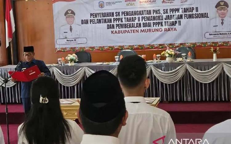 Bupati Murung Raya Tekankan Kedisiplinan PPPK