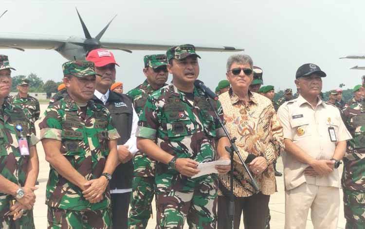 KSAU Sambut Satgas Merah Putih II Usai Sukses Kirim Logistik ke Gaza