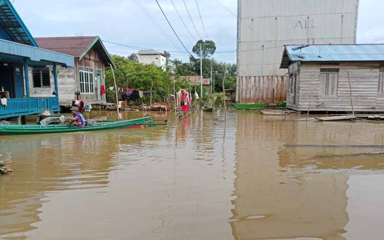 20 Desa di Kotim Terendam Banjir, Ratusan Rumah Warga Terdampak