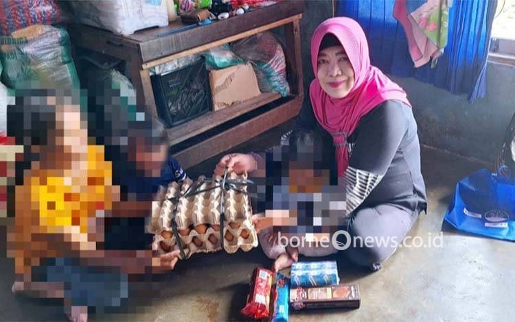 Disparbudpora Palangka Raya Salurkan Bantuan Telur untuk Anak Asuh Stunting