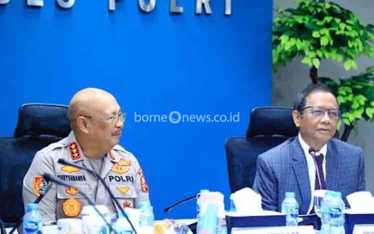 Mahfud sebut Polri Harus Meningkatkan Kepercayaan Publik