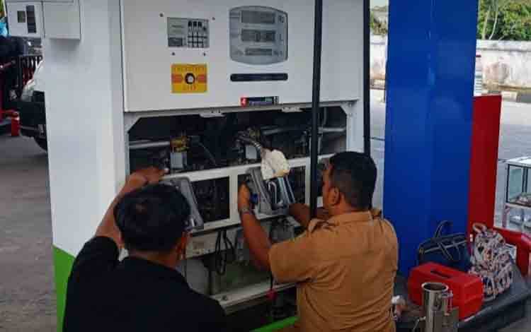 UPTD Metrologi Legal Palangka Raya Pastikan Akurasi Takaran BBM di SPBU