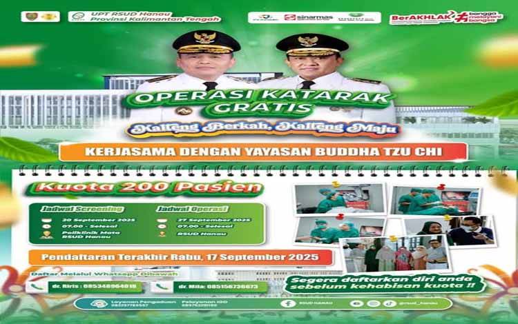 RSUD Hanau Gelar Operasi Katarak Gratis untuk 200 Warga