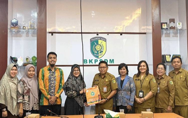 BKPSDM Palangka Raya Terima Kunjungan Universitas Sari Mulia Banjarmasin