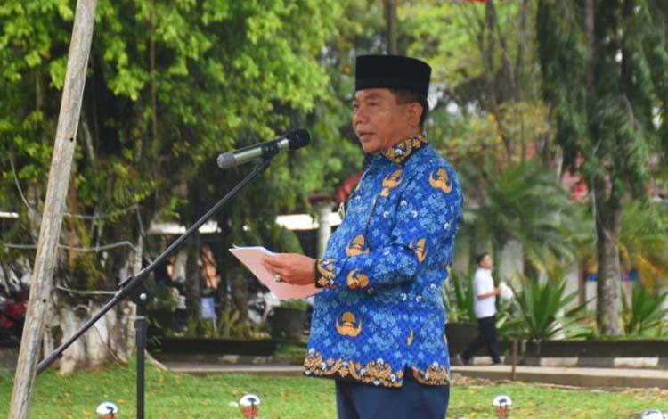 Bupati Kapuas Pimpin Apel Gabungan, Ajak Warga Bakti Transportasi dan Hidup Sehat