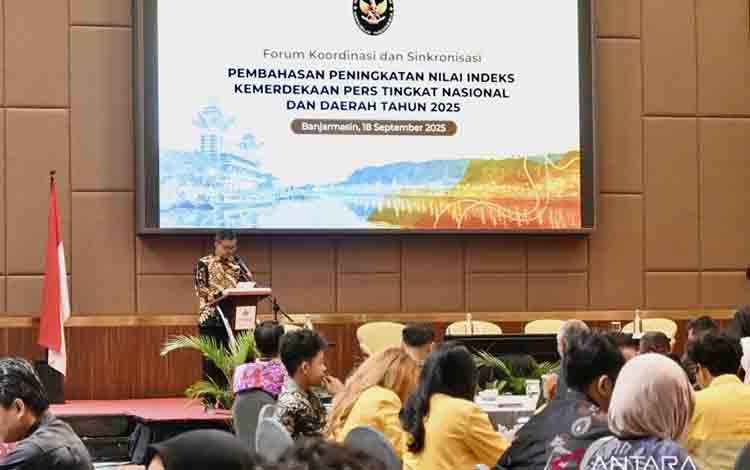 Kemenko Polkam Bahas Indeks Kemerdekaan Pers di Kalimantan