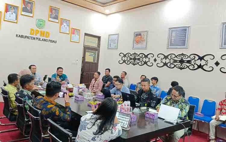 DPMD Pulpis Lakukan Kajian Ekonomi Berbasis Kelembagaan Ekonomi Desa