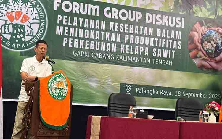 FGD GAPKI Kalteng Fokus pada Perlindungan Kesehatan Pekerja Sawit