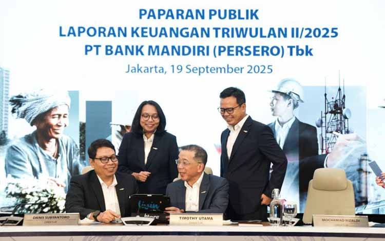 Bank Mandiri Bukukan Laba Bersih Rp24,5 Triliun di Semester I 2025