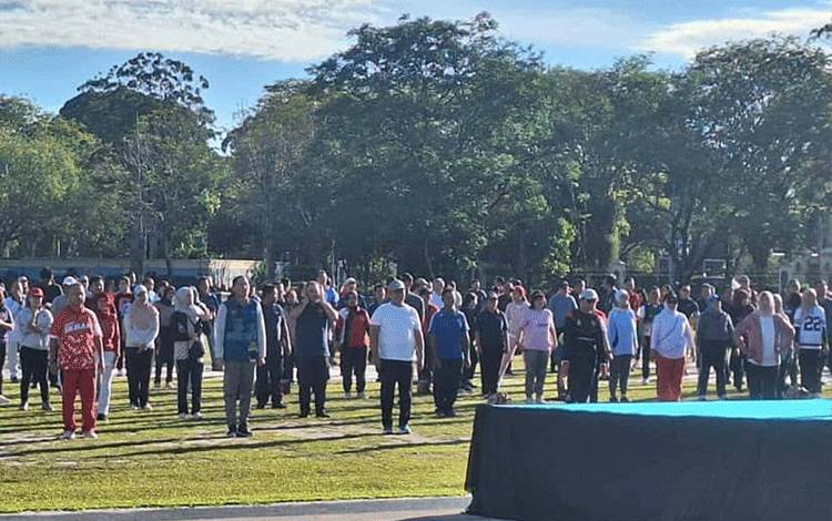Wagub Kalteng Ajak ASN Rajin Berolahraga untuk Jaga Stamina