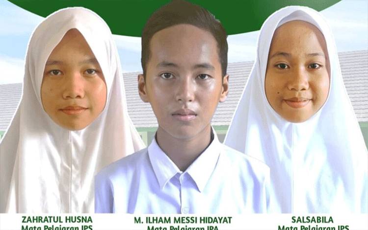 Tiga Siswa MTsN 2 Kapuas Lolos ke Olimpiade Madrasah Indonesia (OMI) Tingkat Provinsi