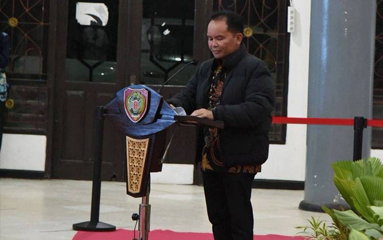 Gubernur Kalimantan Tengah (Kalteng), Agustiar Sabran saat rakor. (FOTO:BIRO ADPIM SETDA KALTENG)
