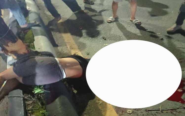 Kecelakaan Tunggal di Jalan Ahmad Yani Banjarmasin, Satu Pelajar Meninggal