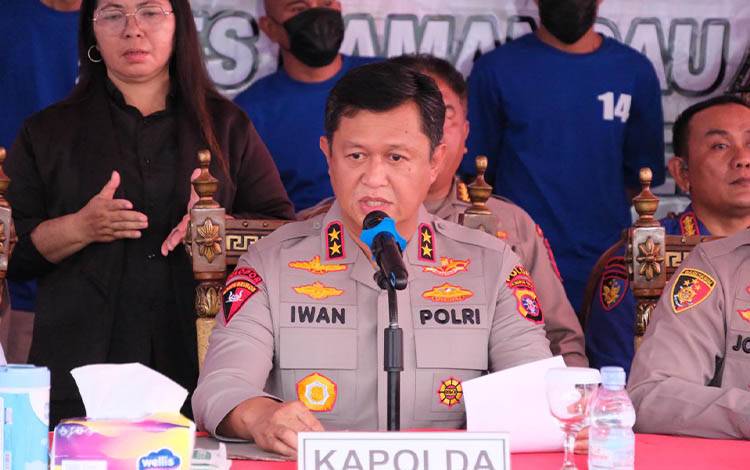 Kata Kapolda Kalteng atas Pengungkapan Kasus Sabu 46,7 Kg Sabu oleh Polres Lamandau