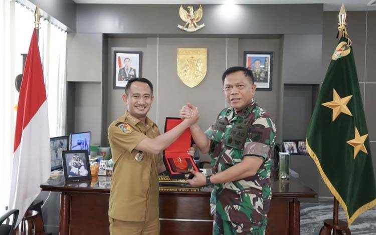 Wali Kota Palangka Raya Jalin Sinergi dengan Kodam XXII/Tambun Bungai