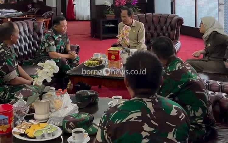 DPRD Kalteng Siap Sinergi dengan Kodam XXII Tambun Bungai Demi Kemajuan Daerah