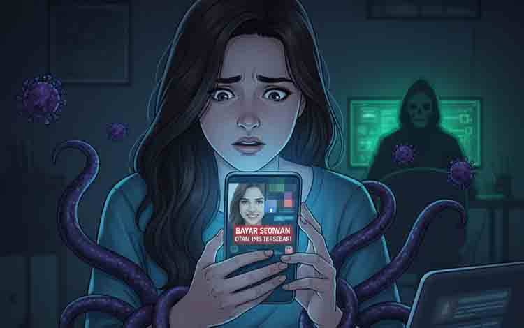 Seorang IRT di Kapuas Jadi Korban Pemerasan Online