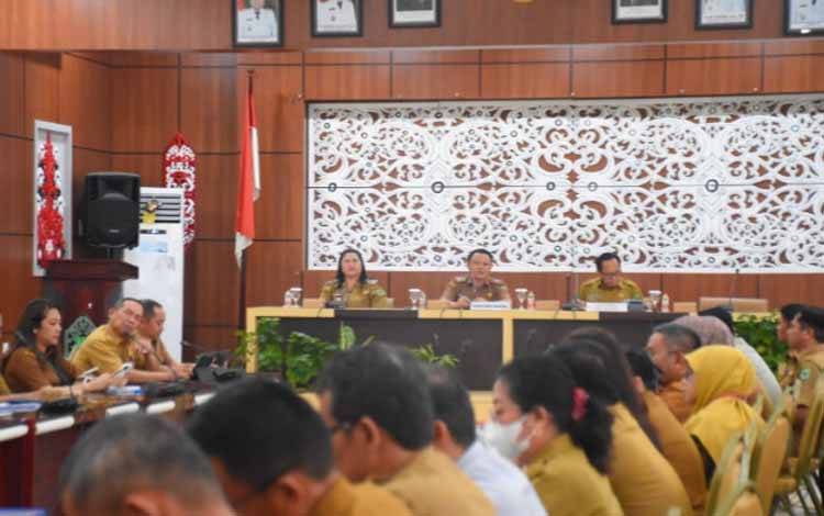 Pemkab Kapuas Rakor Finalisasi Rencana Pembangunan