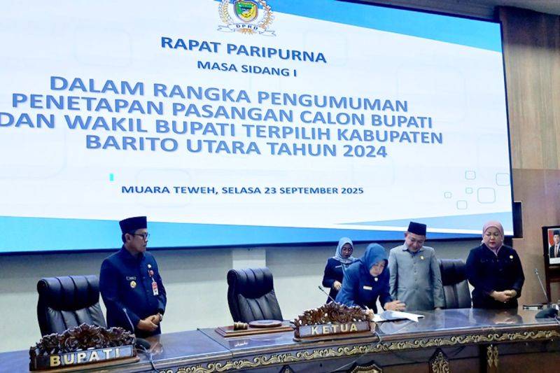 Ketua DPRD Barito Utara: Kepemimpinan Baru Harus Bawa Kemajuan dan Kesejahteraan