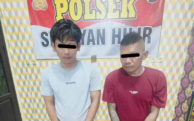 Polsek Seruyan Hilir Bersama Satresnarkoba Bekuk Dua Pengedar Sabu di Desa Persil Raya