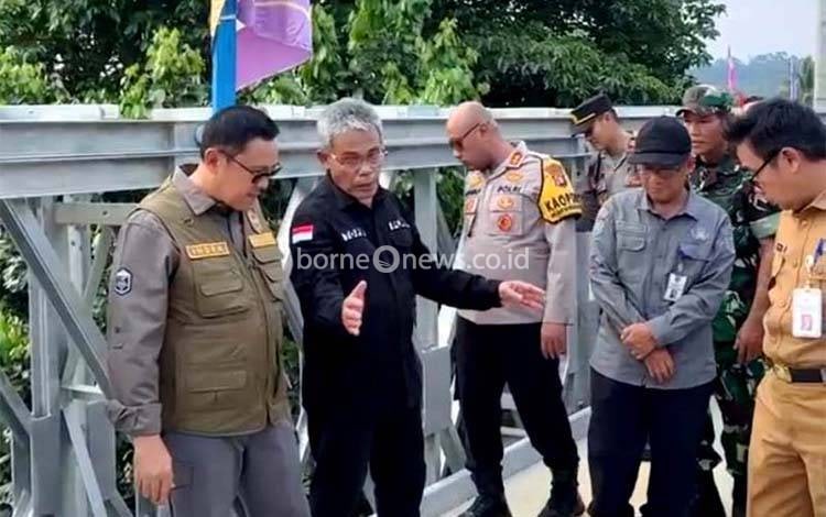 Jembatan Bailey dan Tawan Jaya Barito Utara Dibangun Swakelola