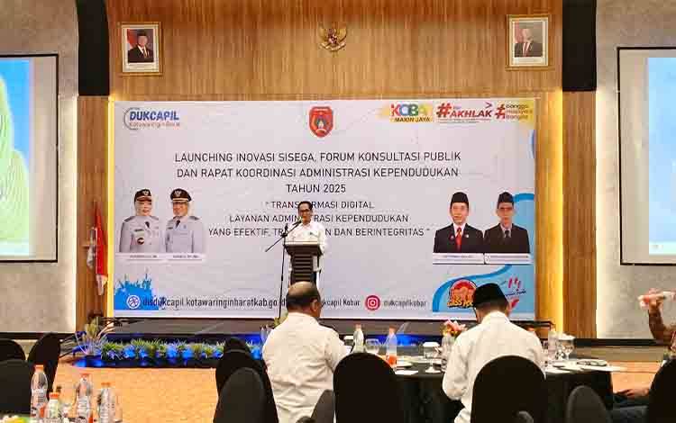 Launching SISEGA Digelar Bersamaan Forum Konsultasi Publik dan Rakor Adminduk 2025