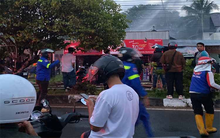 Bangunan di Jalan Pemuda Kuala Kapuas Terbakar, Api Berhasil Dipadamkan dalam Hitungan Menit
