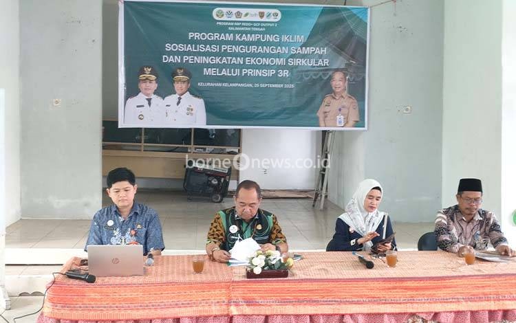 DLH Kalteng Sosialisasi Program Pengurangan Sampah dan Peningkatan Ekonomi Sirkular