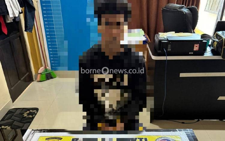 Satresnarkoba Polresta Palangka Raya Amankan Pemuda Pengedar Sabu di Sabangau