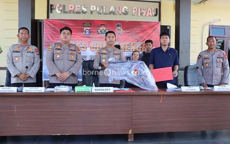 Polres Pulang Pisau Tangkap 2 Pelaku Pembakaran Lahan, 2 Orang Masih Diburu
