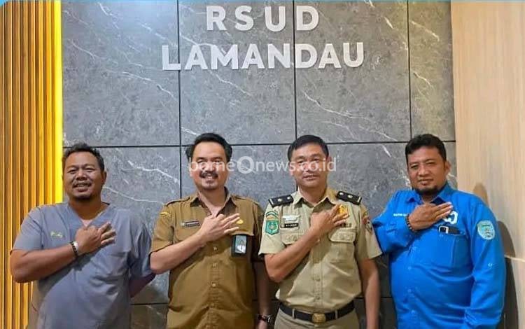 Kunjungan Pengawas Ketenagakerjaan Pemprov Kalteng Pantau Penerapan K3 di RSUD Gusti Abdul Gani Lamandau