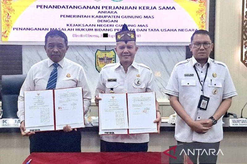 Pemkab-Kejari Gunung Mas Perkuat Kerja Sama Pendampingan Hukum Perdata dan TUN