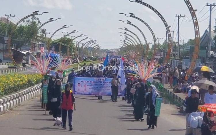 Pawai ta'aruf MTQ ke-56 tingkat Kabupaten Kotawaringin Timur, Sabtu, 27 September 2025. (FOTO: IST)
